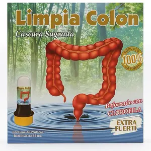 Limpia Colon Extra Fuerte - 100% Natural with Clorofila - Oral Supplement for Colon H Limpia Colon Extra Fuerte - 100% Natural with Clorofila - Oral Supplement for Colon H