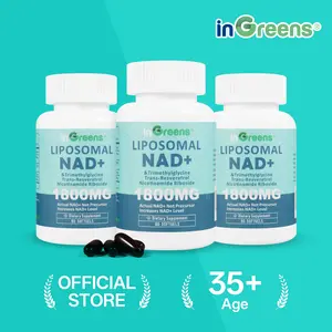 inGreens 3 Cups of NAD+ Supplement  Energy & Healthy Aging - 1800mg per Serving - 180 Count (90 Day Supply)