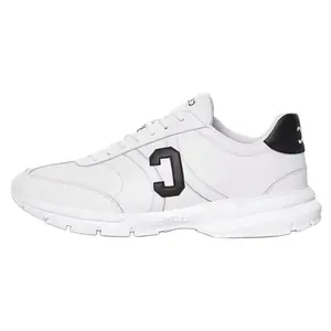CELINE Men's White Leather Low-Top Lace-Up Casual Shoes Trending Shoes, House White Official Shoes to Get / Maison Mihara Verifiable, with credentials and supporting global authentication
