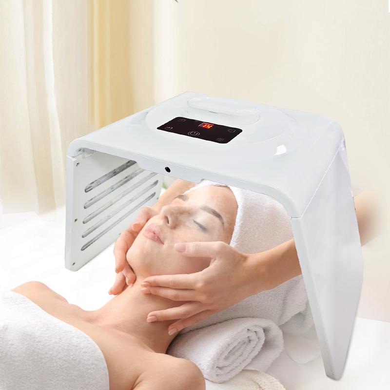 Summervibe Multi-functional LED Light Therapy Device with Nano Mist Steam, Full-Body Use for Facial, Back & Skin Care, At-Home Spa Experience