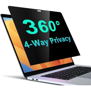 4-Way Privacy Screen for MacBook Pro 13 Inch (2016-2022, M1, M2) & MacBook Air 13 Inch (2018-2021, M1) - 360° Anti-Spy Filter, Matte Anti-Glare Scratch-Resistant Protector Film Laptop Privacy Filter Shield