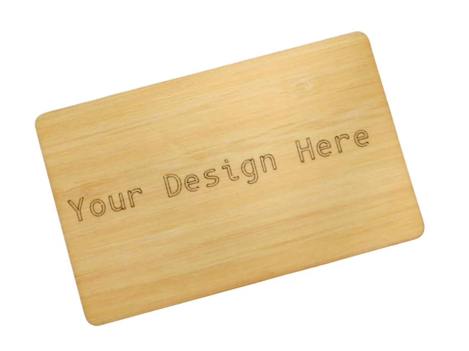 Bamboo NFC Card — Programmable business card for networking, sharing, and more