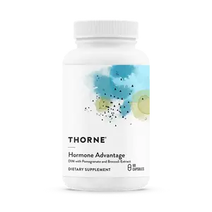 Thorne Hormone Advantage - DIM + Pomegranate & Broccoli - Hormone  Balance for Men & Women - 60 Capsules - Vegan, Gluten-Free