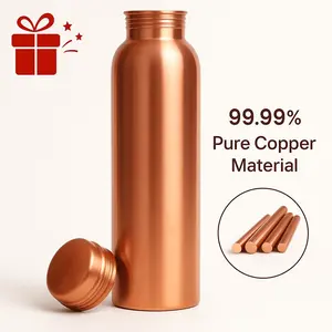 34oz pure copper water bottle, copper tumbler/copper cups for hydration# stay hydrated# stayfit Engraved Wide Mouth