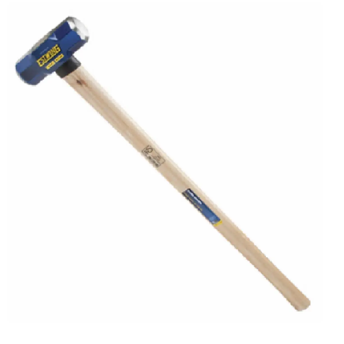 212 MAIN 6lb Drop-Forged Head Sledge Hammer, 36in Hickory Handle, Groz Engineering Hand Tool with Low-Vibration Design for Demolition, Heavy Demolition Use, Stake/Driving, Improves Efficiency, High Strength & Durability