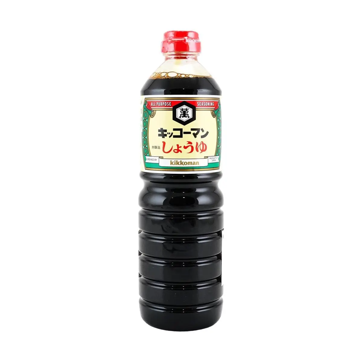 Kikkoman Honjozo Dark Soy Sauce for Cooking & Color - 1L Bottle, Authentic Japanese Brewed