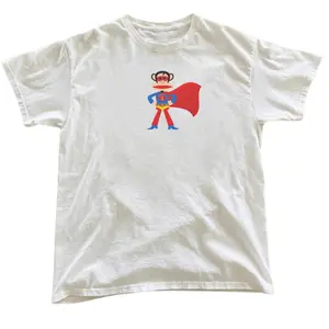 Y2K Paul Frank Julius Monkey T-Shirt, Cute Cartoon Monkey Face Graphic Tee, Pink Panel Streetwear Shirt, Funny Retro Aesthetic Unisex Cotton Tee