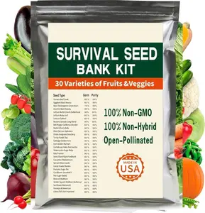 30 Types Mixed Vegetable Seeds – DIY Garden Growing Kit, Fresh & Nutritious Variety for Cooking, Soups & Salads