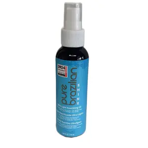 Puré Brazilian Shine Ultra Light Nourishing Oil for Smooth & Shiny Hair 4.5 oz Haircare