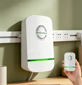 2026 New Version US Plug Smart Energy Saver Box, 90-250V Full Voltage Power-Saving Device with Universal Socket, 3.85x2.28x1.14 inches ABS Mini Portable Plug-in Adapter, Ideal for Home, Business Commercial Use, Graduation Gift