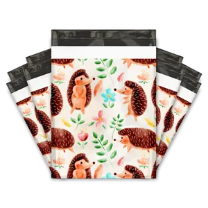 10x13 Hedgehog Designer Poly Mailers Shipping Envelopes Premium Printed Bags