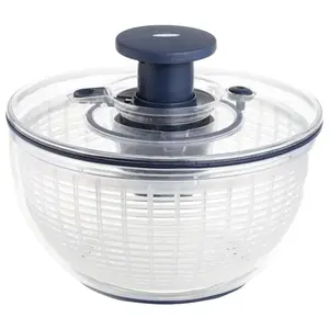 Salad Spinner Lettuce Spinner Vegetable Cleaner and Dryer, One-Handed Use, Built-in Draining System for Fresh, Crisp, Clean Salad