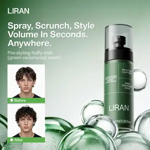 LIRAN  Hair Styling Spray - Haircare Texturizing Mist for Volume, Matte Finish, Instant Lift, Natural Waves, Long-Lasting Hold, Scented Green Cedarwood, 100ml Daily Lightweight Male Father's Day Gift