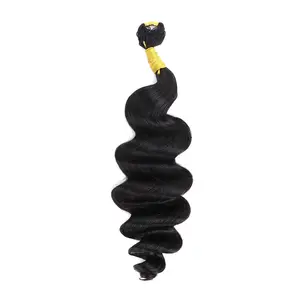 YGwigs Pre-Separated Double Drawn Braiding Feather Crochet Hair – Loose Wave Long Cord for Miracle Knots