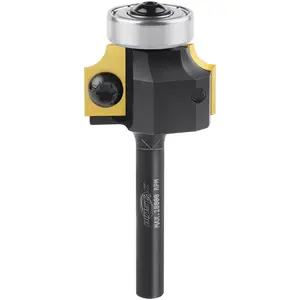 3/16" Radius Insert Roundover Router Bit 1/4" Shank, Replaceable Carbide Insert Edge Forming Roundover Bit Bead Rounding Over Edging Bit  CNC Router Bits