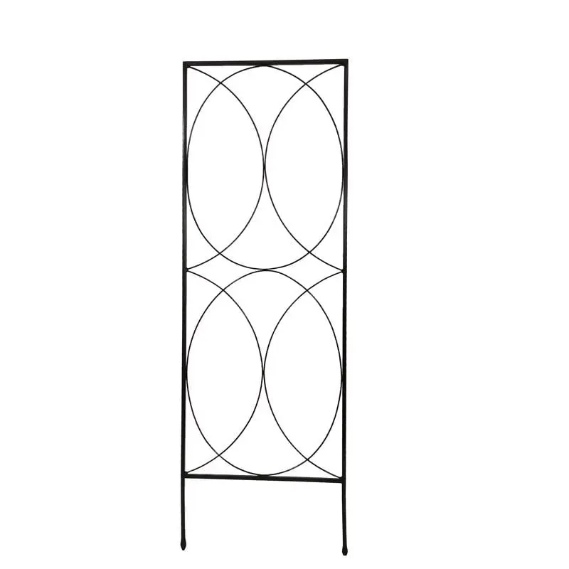 Living Accents 7036134 40 in. Height Metal Steel Scrollwork Trellis, Black, 13 in. Width, 0.31 in. Depth, 1.29 lbs Weight