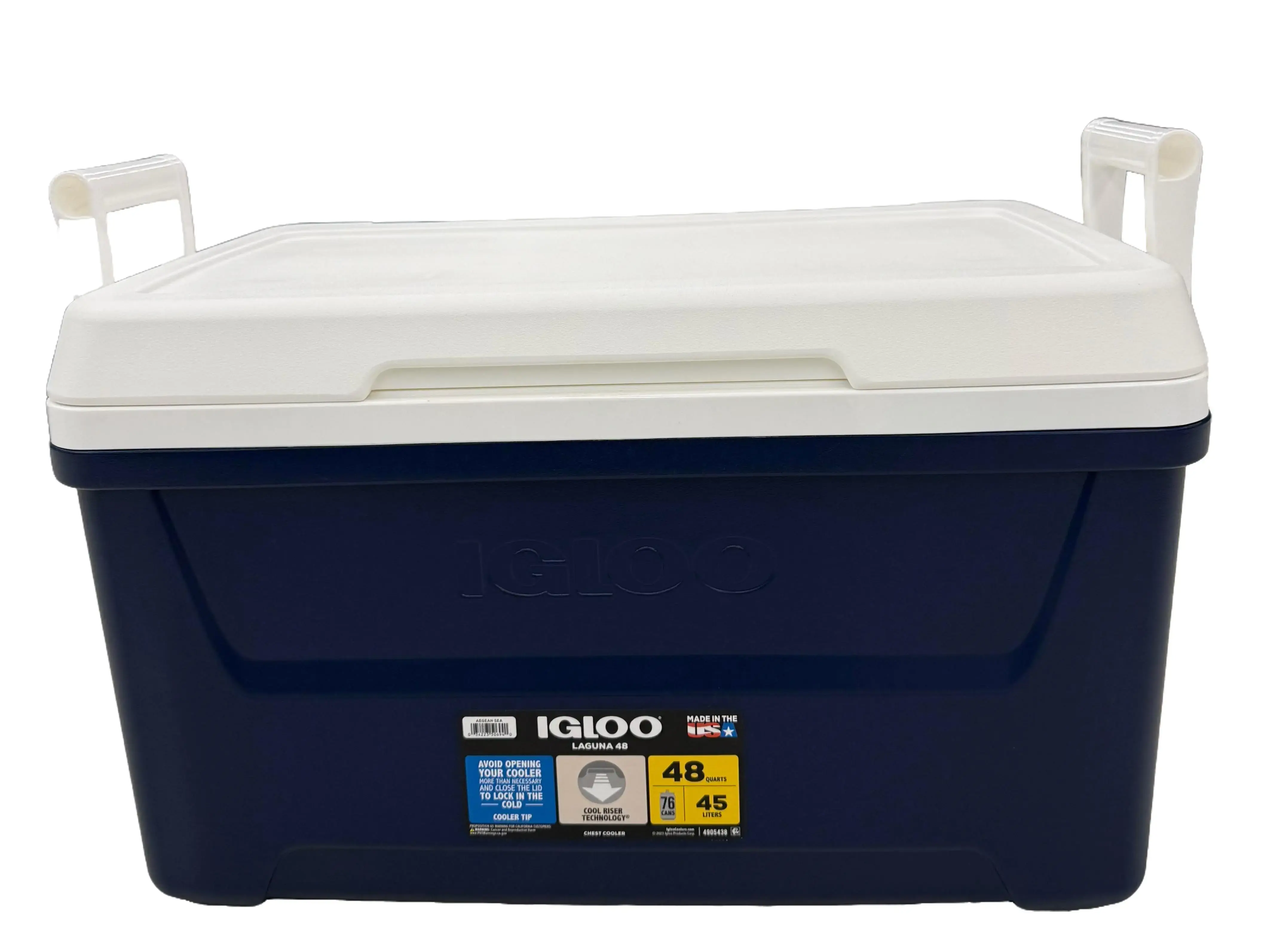Igloo 48 QT Laguna Hard-Sided Ice Chest Cooler ,76 Can Capacity