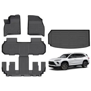 KELCSEECS Buick Enclave 2025-2026 Floor Mats & Cargo Liners All Weather Protection TPE Non-Slip Custom Fit Waterproof Easy Clean Eco-Friendly Safe Durable,TPE carmats