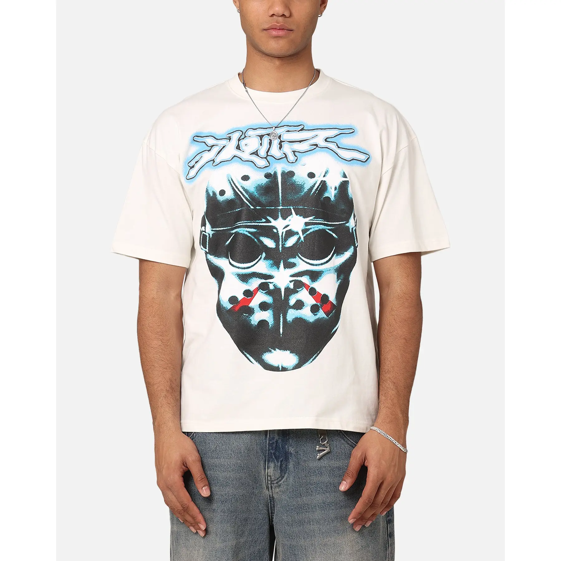 Loiter Search And Destroy T-Shirt Off White