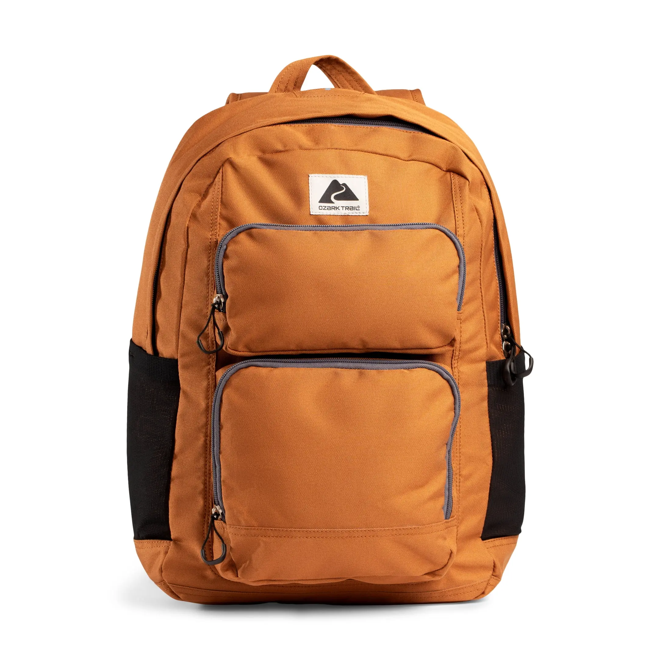 Ozark Trail 25L Adult/Teen Polyester Hydration Compatible Hiking Backpack, Brown