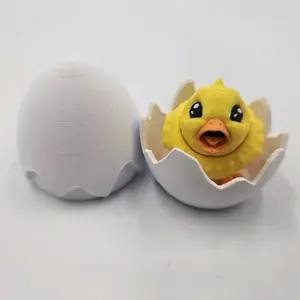 Hatching Chick Clicker Keychain | Cute ASMR Fidget Toy