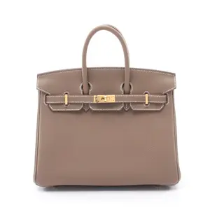 Pre-owned HERMÈS Calfskin Shoulder Bags Hermes Birkin25 Togo