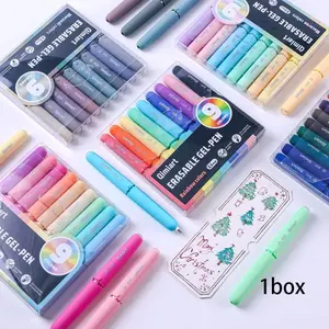 Languo 45-color color erasable neutral pen set Thermal easy-to-wipe 9-color high-value painting hand account marker Art Pen Art Materials