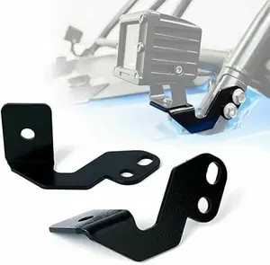 2pcs Light Brackets LED A-Pillar Light Mount for Polaris RZR XP 1000/RZR 900/800 RustProof Cube Metal Side Mounting Bracket