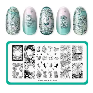 Enchanted Waters: Floating Mirage (MXM172) - Nail Stamping Plate