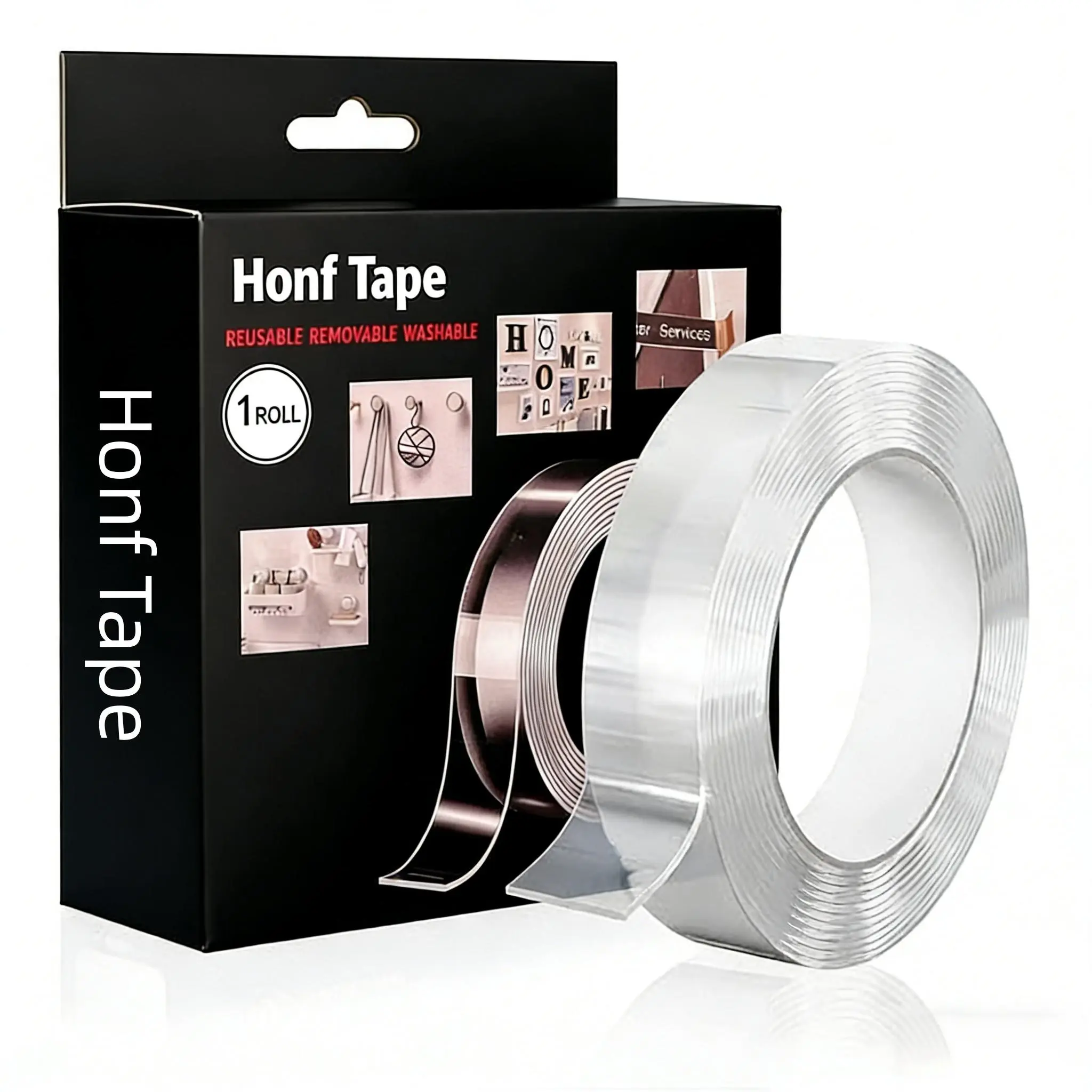 Reusable Nano Double-Sided Waterproof Adhesive Tape - 1 Piece No-Residue Tape for Home Supplies, Photo Wall Decor