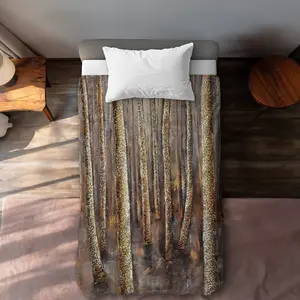 Begin Home Decor C1DCTXLWEZZVGK The Dark Forest Twin Size Extra Long Duvet Cover - Bedroom Landscapes Decor