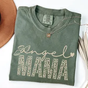 Comfort Colors Angel Mama Shirt, Memorial Shirt, Pregnancy Loss, Angel Mom, Loss Of Child T-shirt, Comfort Colors Shirt