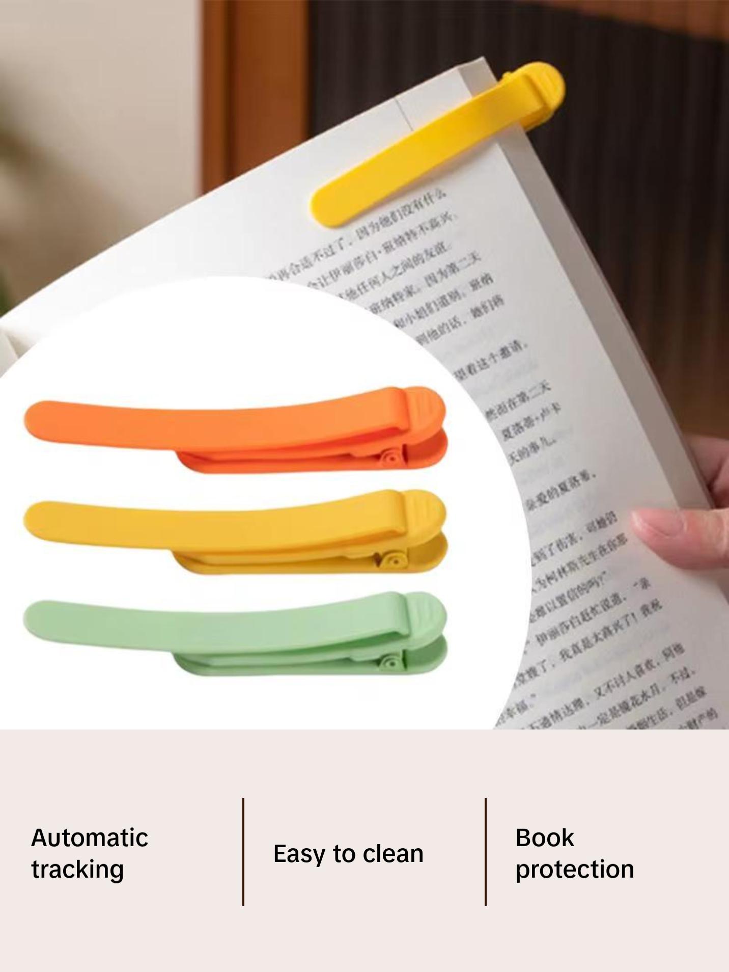 Automatic Page Tracking Bookmark Student Soft Silicone