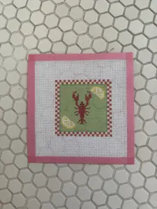 Needlepoint Coasters – 13 Mesh Hand Painted Canvas, Printed or Digital Chart Download