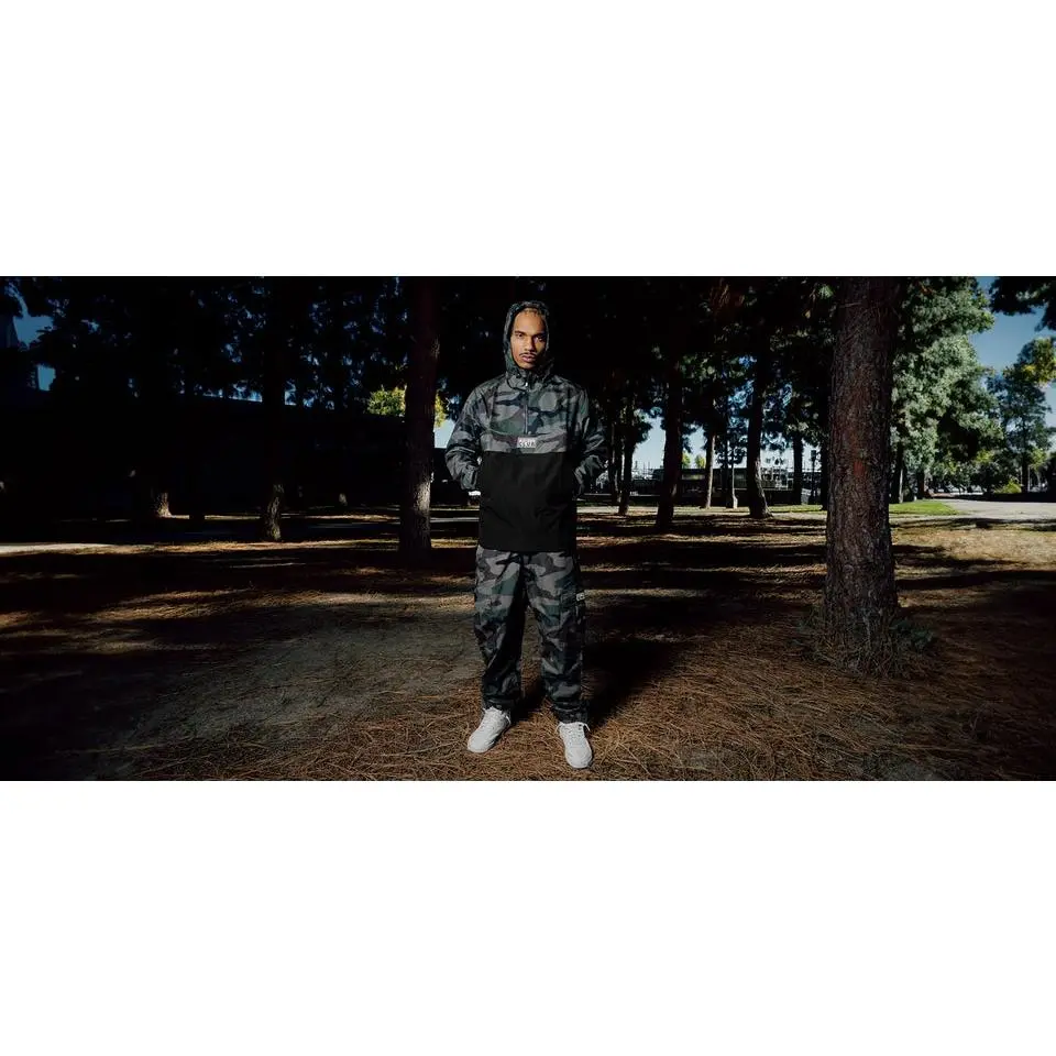 Pro Club Men's Anorak Windbreaker Pullover