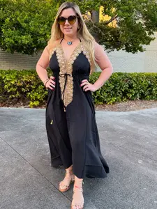 Black Deluxe Maxi Dress