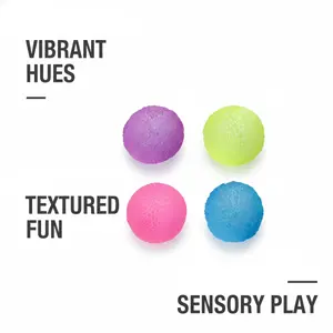 【KUTU】 Sugar Ball Squishy - 4cm Palm-Size Lychee Texture Candy for Stress Relief & Sensory Play - Non-Toxic TPR, Macaron Colors, Perfect for Desk Fidgeting & Playdates