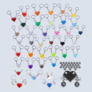 Matching Connecting Brick Keychain Couples Best Friends High Quality Durable Gifts for Him Her Anniversary Birthday Building Blocks Valentine's Day trendy keychain