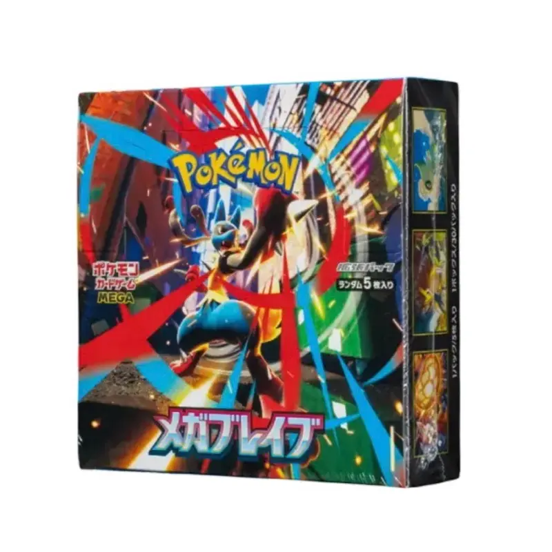 mega brave booster box tcg Pokémon Trading Card Game Mega Brave Booster Box Japanese Sealed main image 1