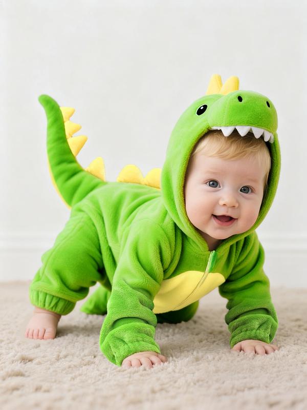 Halloween Baby Dinosaur Costume, Unisex Dinosaur Onesie Halloween Role Play Costume Theme Party Halloween Baby Dinosaur Costume, Unisex Dinosaur Onesie Halloween Role Play Costume Theme Party
