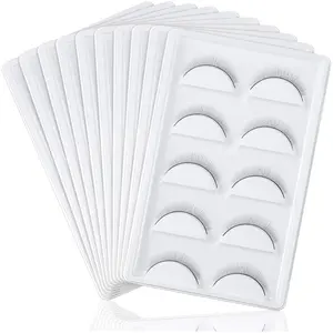 50 Pairs Practice Eyelashes Training Lashes Self-adhesive Practice Lashes Eyelash Strips for Training Eyelash Extension Makeup Beginners Beauty Salon