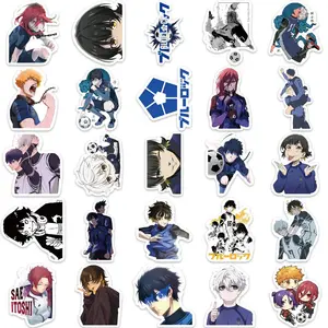 50pcs BLUE LOCK Football Anime Stickers Waterproof Graffiti Cartoon  Decals Phone Laptop Luggage Guitar Notebook Stickers
