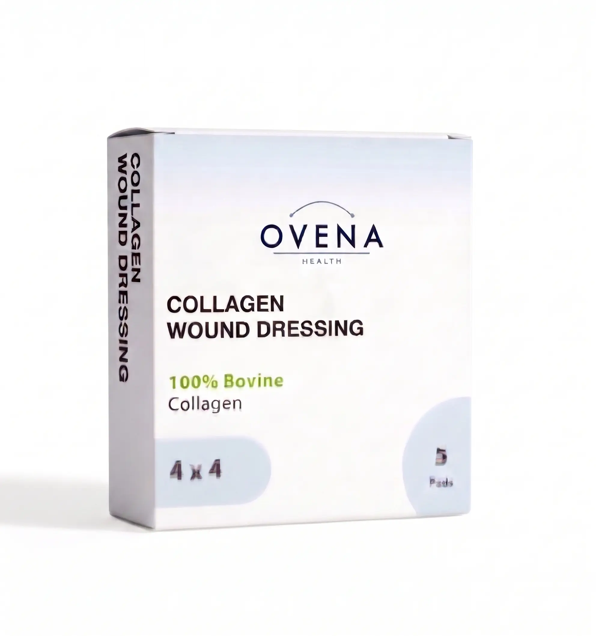 Ovena Health Collagen Wound Dressing 4x4 – Bovine Collagen Sheet for Wound Care, FDA 510(k) Cleared