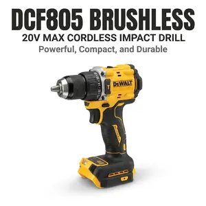 Dewalt DCF805 Cordless Impact Driver， Multi-Function Electrician Tool Set