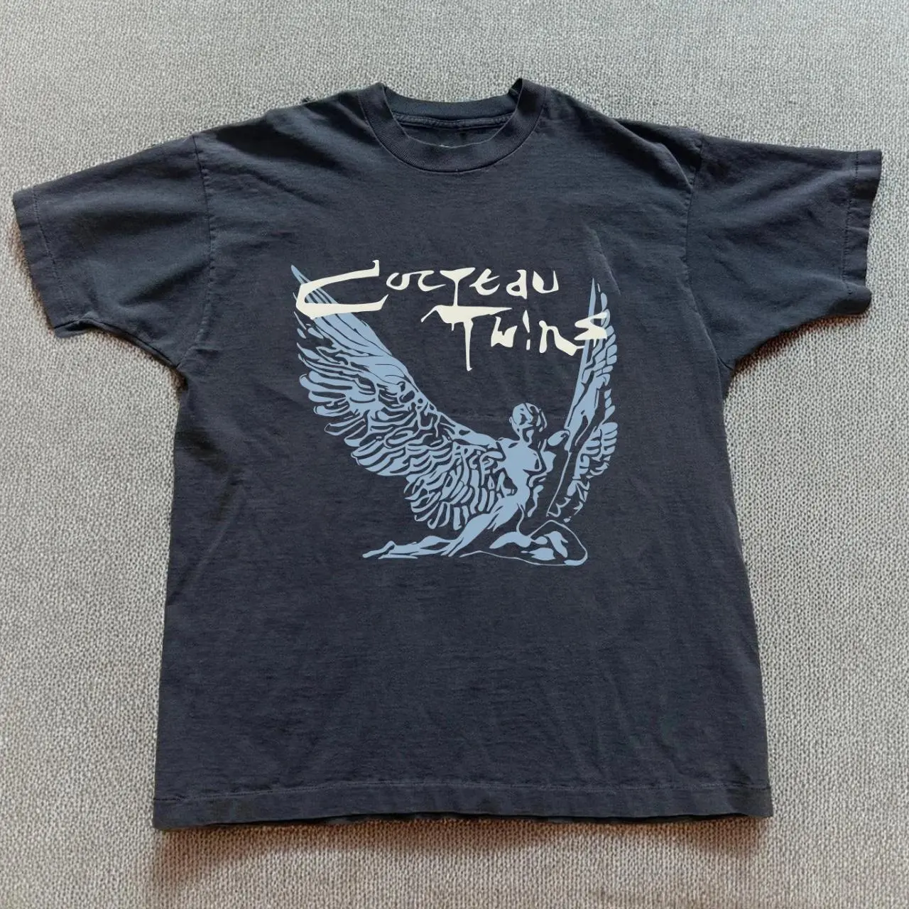 Gildan unisex black T-shirt, 'Corteau Twins' graphic tee T-Shirt
