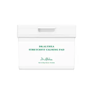 [Dr.Althea] StretchFit Calming Pad (50pcs) - Soothing Relief Face Mask with Centella Asiatica Extract, Cica Complex, Panthenol, Instant Soothing Relief, Long-Lasting Hydration, Stretchable