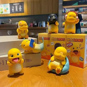 NALONG Mini Milk Dragon squishy Toy, Figurines Set, Decorative Figurines, Cute Collectible Figurines, for Desk Decor & Stress Relief Toys, for Kids & Holiday Gifts, Mini Dragon Figurines - Decoration