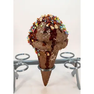 Blood and Bone Single Dip Ice Cream Waffle Cone