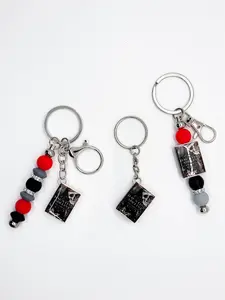 Haunting Adeline Bookish Keychain Mini Book Charm for Readers Dark Romance Edition BookTok Favorite Handcrafted Resin Design with Irish Inspired Accents