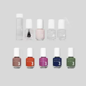 Dazzle Dry, Lodge Life & Prima Ballerina, Fingernails & Toenails, Professional Nail Kit Set, Long-Wear Chip-Resistant, 10-Piece Bundle, 0.93 fl oz.
